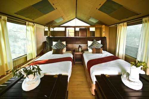 Pom Pom Camp tent binnen